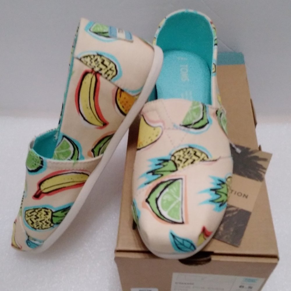 TOMS CLASSIC CORAL PINK CUBA SIZE-6.5  COD/88 - Picture 11 of 12